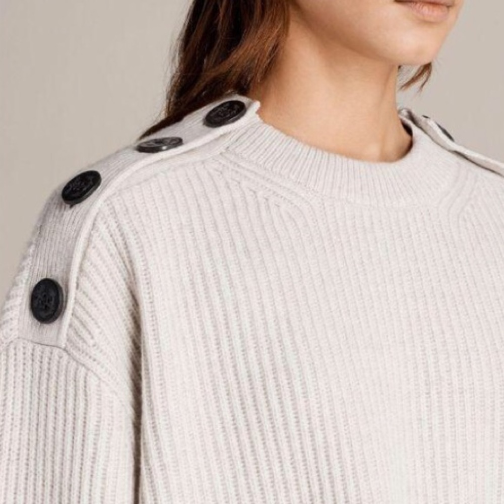 All Saints Wool and Cashmere Blend Sweater